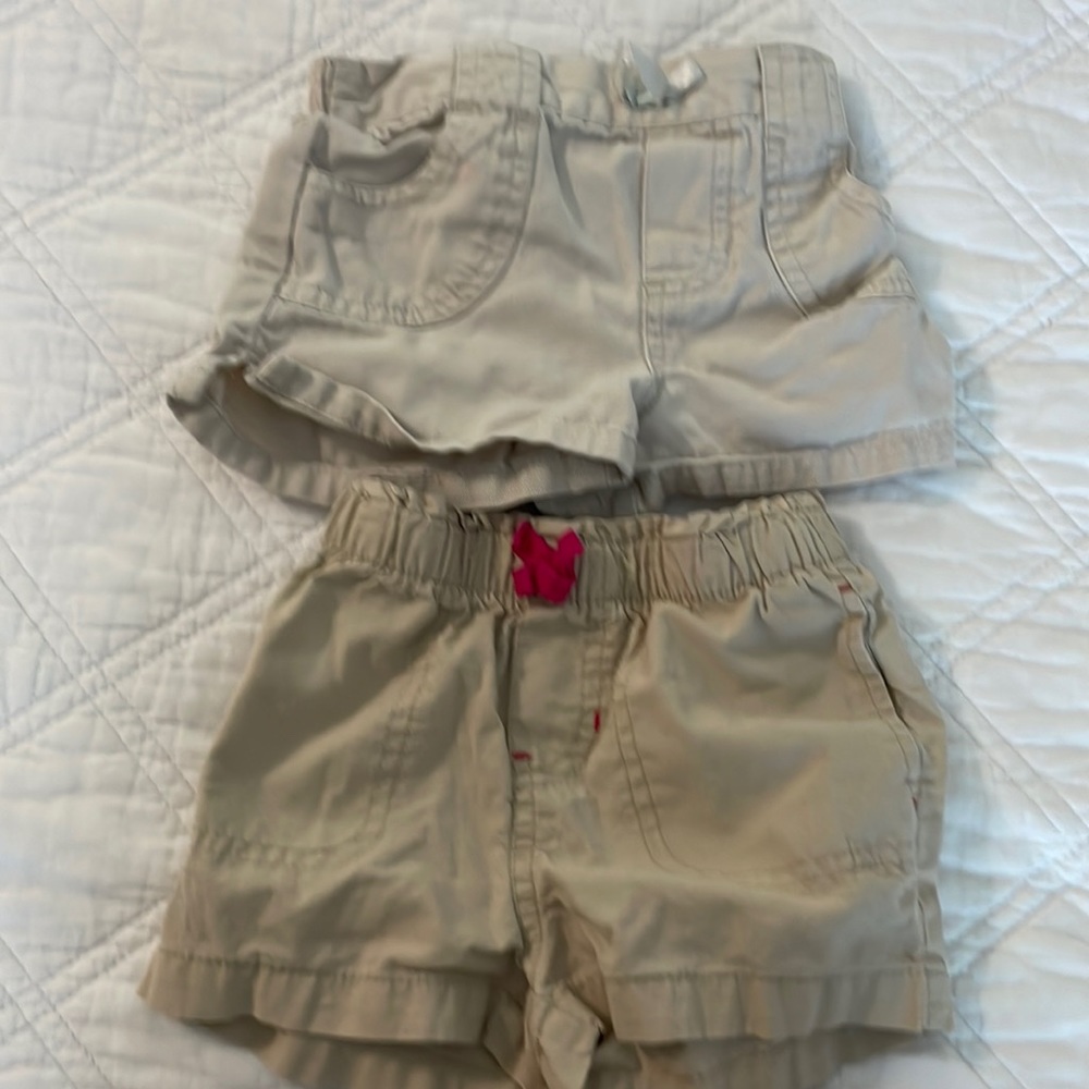 2 Khaki shorts
